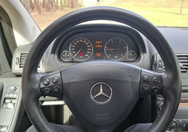 Mercedes-Benz Klasa A cena 11500 przebieg: 252661, rok produkcji 2009 z Rzepin małe 92